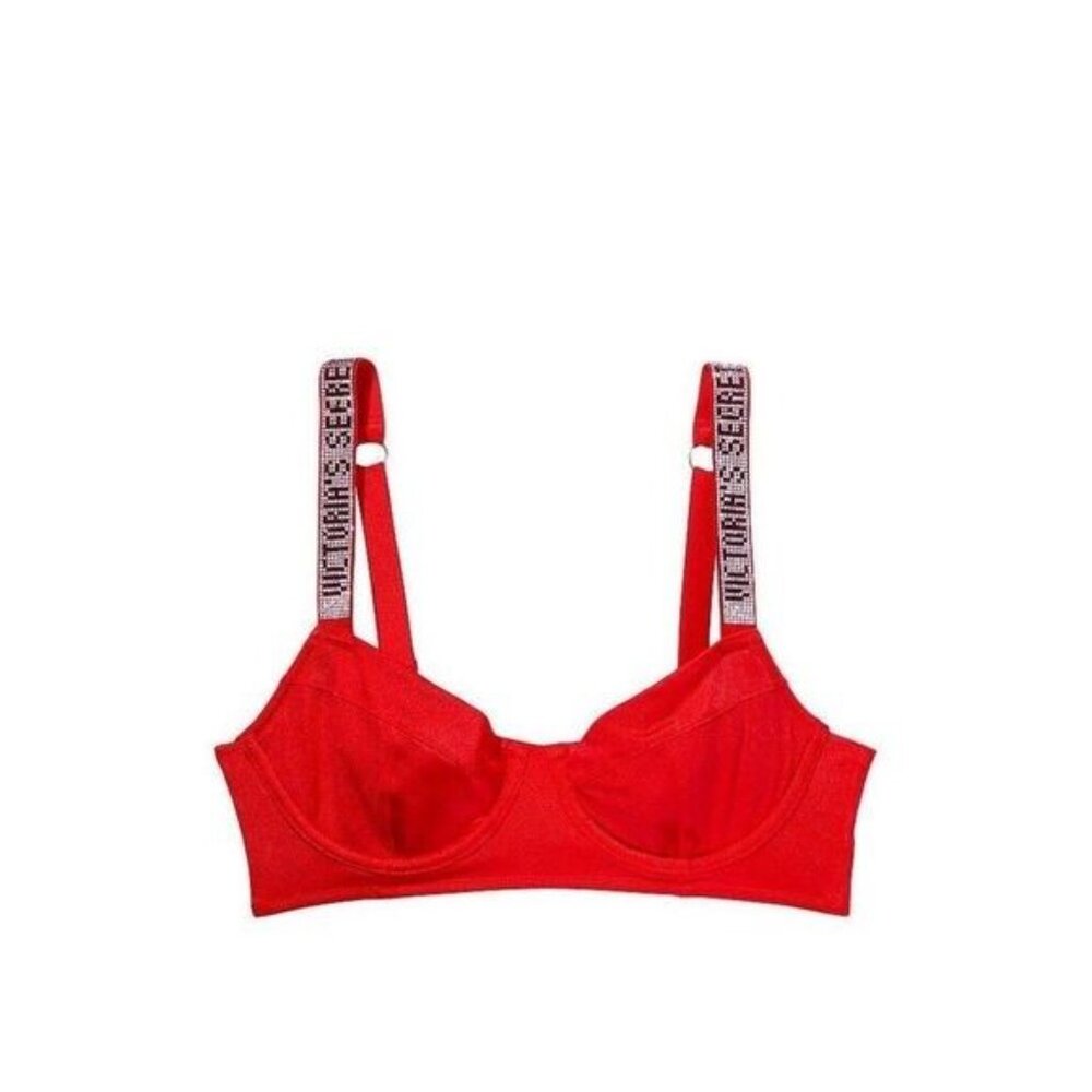 VICTORIAS SECRET Shine Strap Wicked Swim Top NWT - Picture 3 of 5